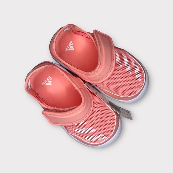 Adidas Forta Swim I Salmon Pink & White Sandals - Picture 2 of 6